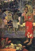 Paul Gauguin Maria visits France oil painting artist